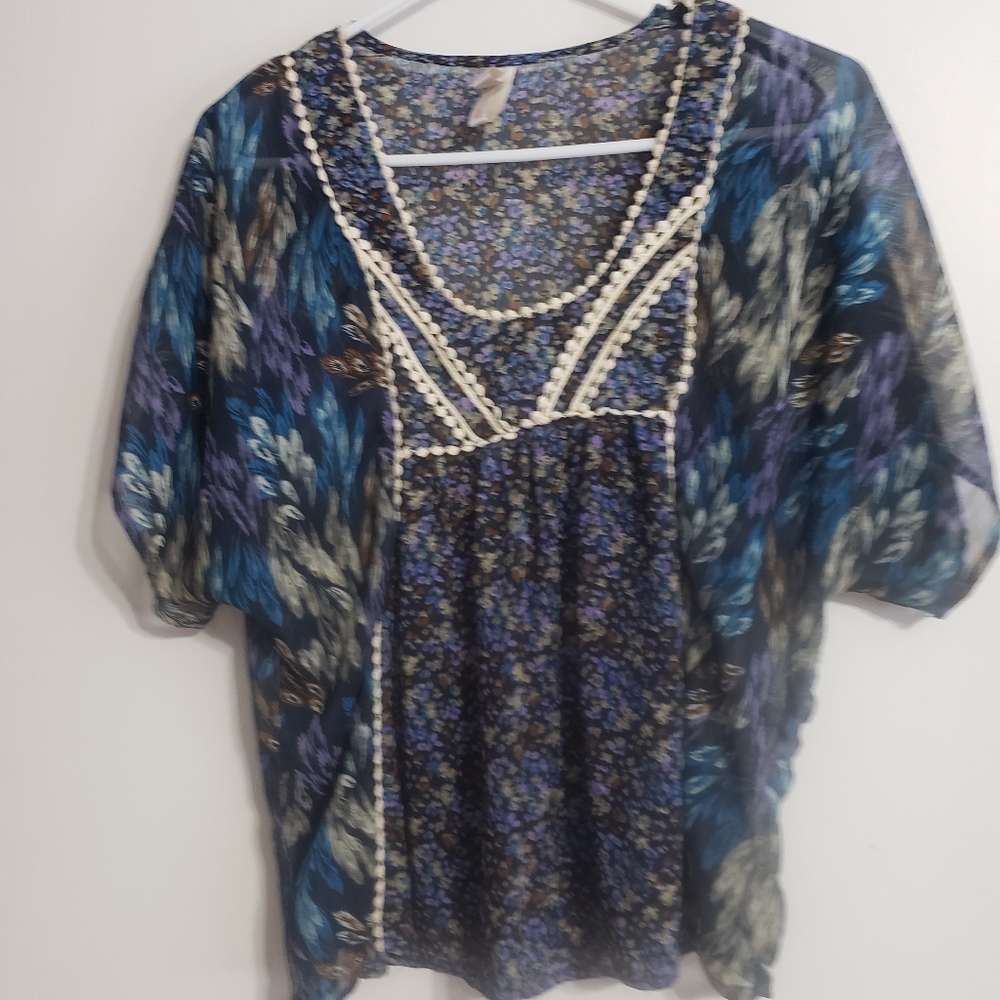 Flowy sheer top